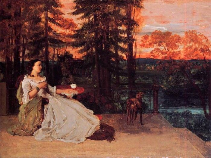 Courbet Gustave The Lady of Frankfurt Gustave Courbet 1858. , 