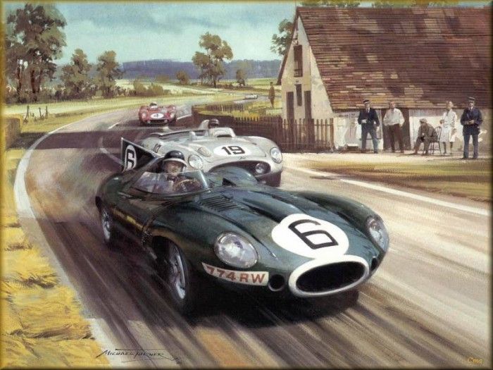 CorsaScan 008 White House Corner At Le Mans 1955. , 