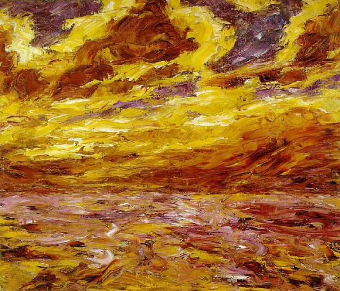 Nolde Autumn Sea VII, 1910,60x70 cm,. ,  