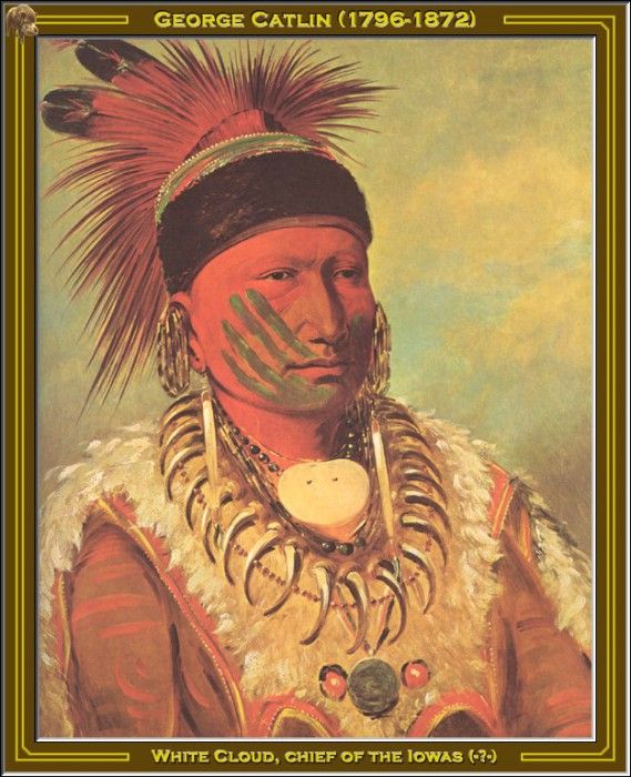 George Catlin-White Cloud Chief Of The Iowas(Unk) Po Amp 053. , 