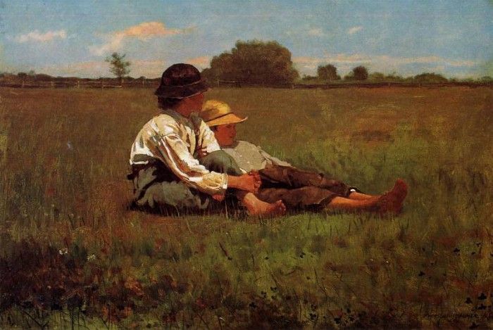 Homer Winslow Boys in a Pasture. , 