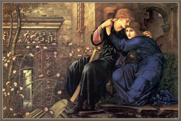 cr SirEdwardBurneJones-08-LoveAmongTheRuins. ,  