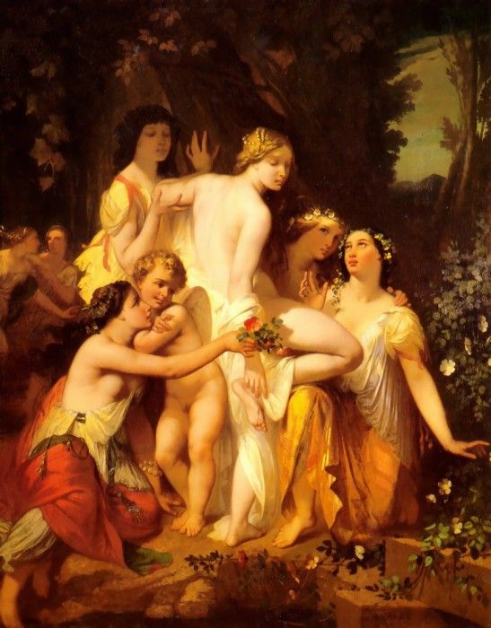 The Bath of Venus 1845. Glaize, 