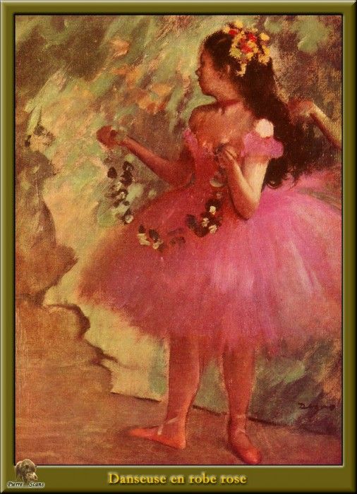PO Degas 07 Danseuse en robe rose(1880). , --