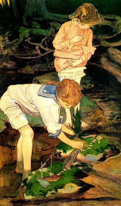 Elizabeth Shippen Green Making Islands, 1906 sqs. ,  