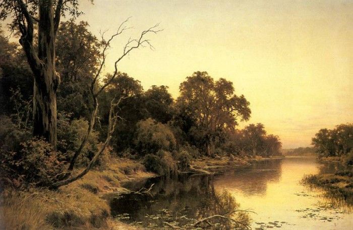 Johnstone Henry James A Backwater Of The River Murray South Australia. ,  