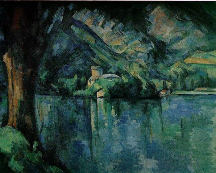 CeZANNE LE LAC DANNECY,1896, COURTAULD INSTITUTE GALLERIES,. , 