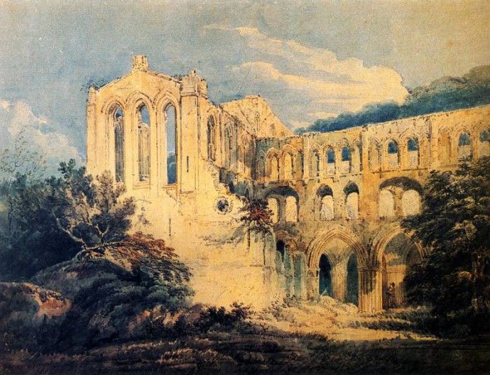 Girtin Thomas Rievaulx Abbey Yorkshire. Girtin, 