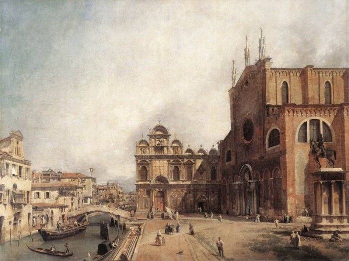 CANALETTO santi Giovanni E Paolo And The Scuola Di San Marco. 