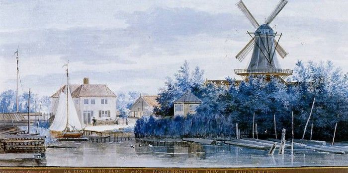 Schouman Aert Windmill the hoop Sun. Schouman, 