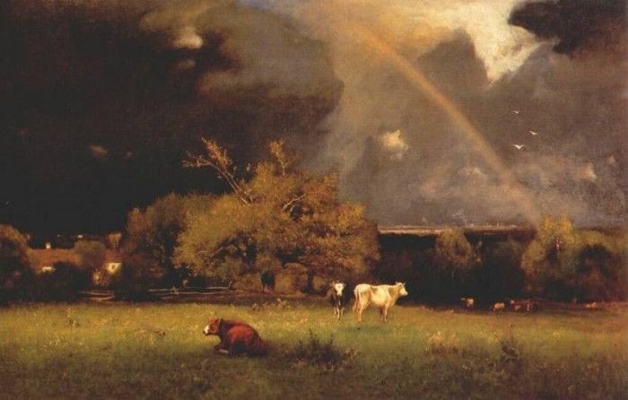 inness the rainbow c1878-9. , 