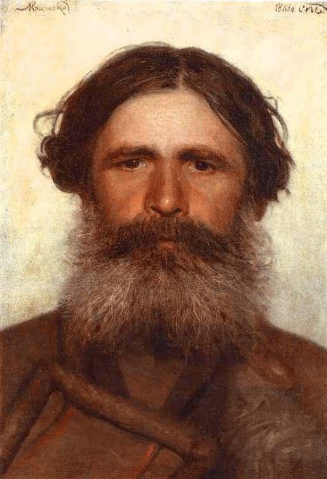 Kramskoi The Portrait of a Peasant. ,  