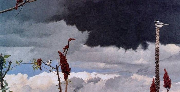 Mark Eberhard - Chickadees (detail), De. , 