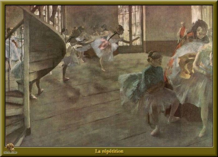 PO Degas 25 La repetition(1877). , --