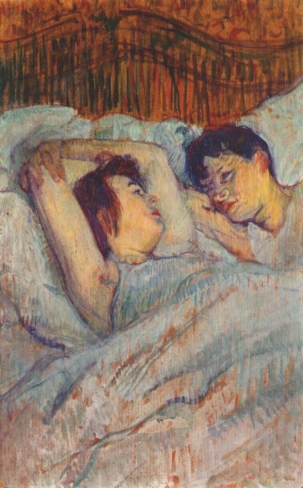 lautrec in bed 1892. -,  