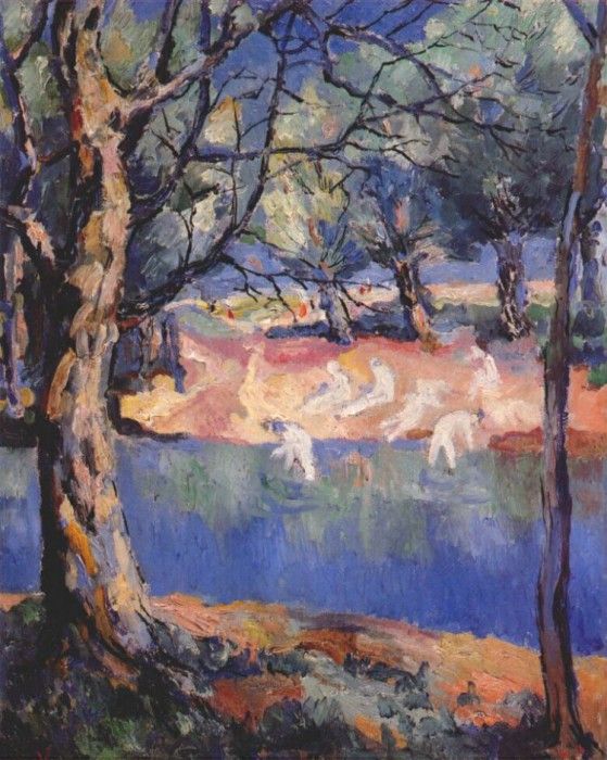 malevich river in the forest c1908-or-1928. , 