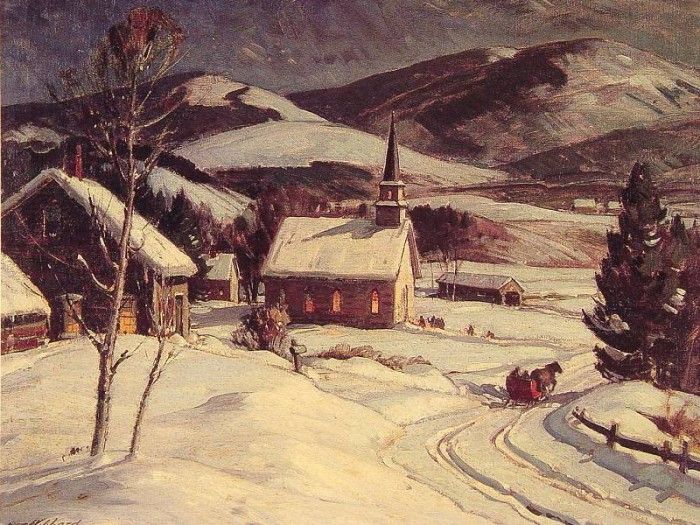 Christmas Eve, Swiftwater. Hibbard, Aldro 