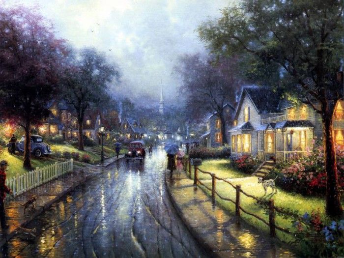 JLM-Thomas Kinkade-Hometown Memories I.  