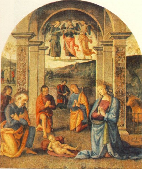Perugino Pietro The Presepio 1498. , 