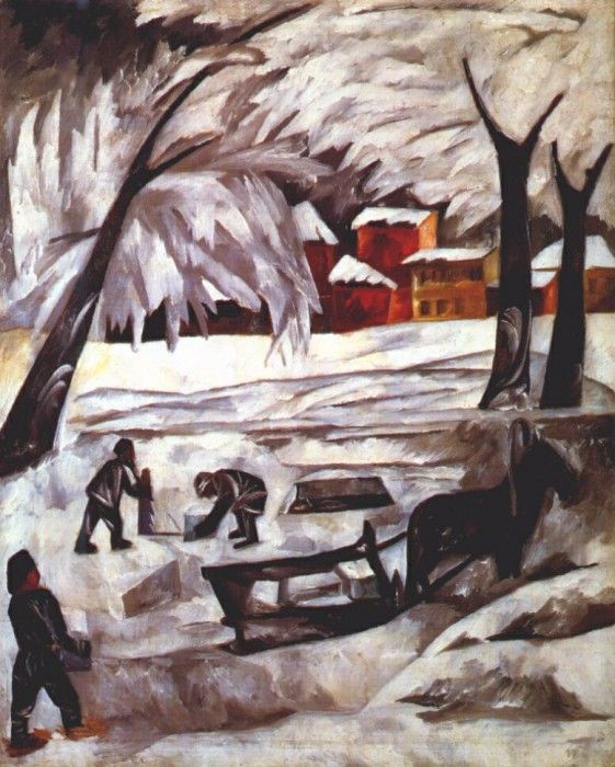 goncharova the ice cutters 1911. , 