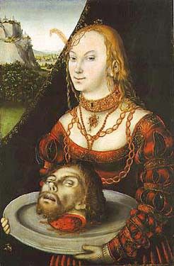 Cranach d.a. Salome Gbg Konstmuseum. ,  