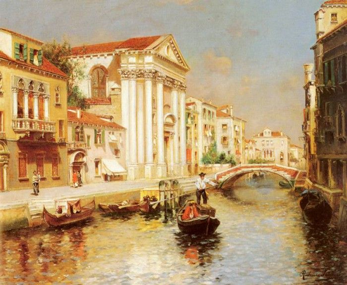 Santoro Rubens A Venetian Canal. , 