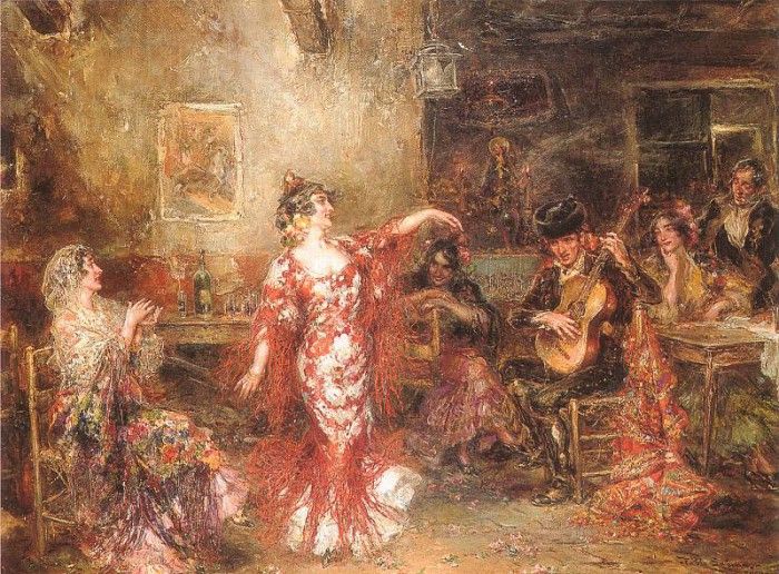 The Spanish Dancer. ,  