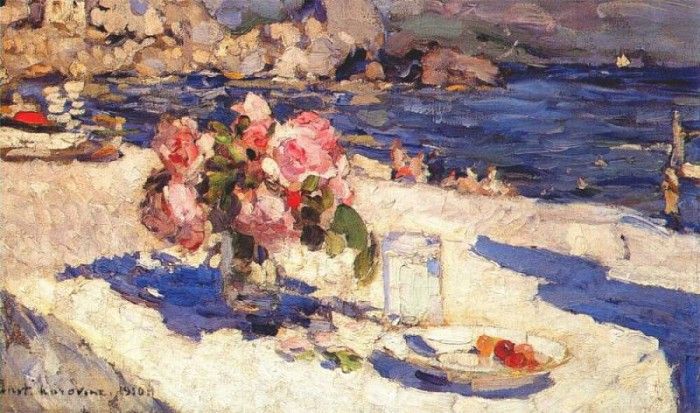 korovin on the seashore 1910.   