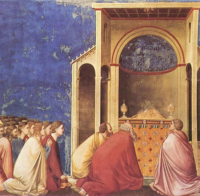 Giotto   Scrovegni   [10]   Prayer of the Suitors.   