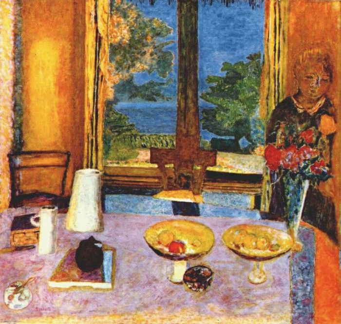 bonnard dining room on the garden before 1933.  