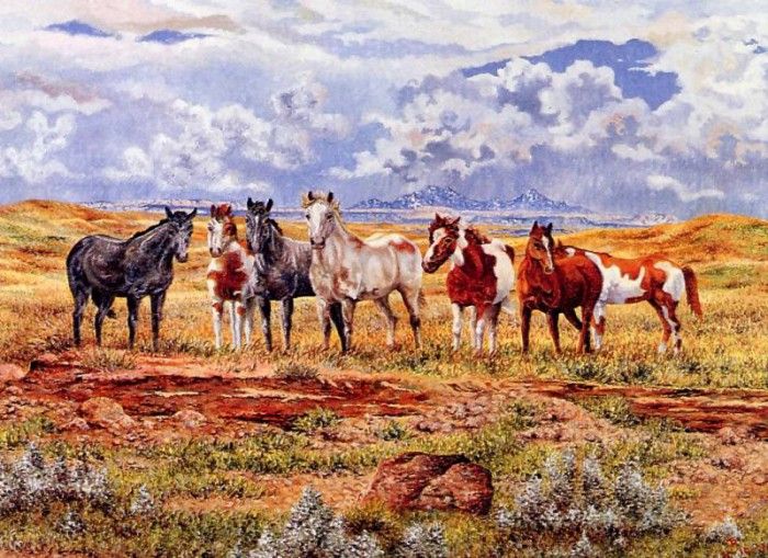 J Reich - Wild Horses (mouthpainted), De. ����, J