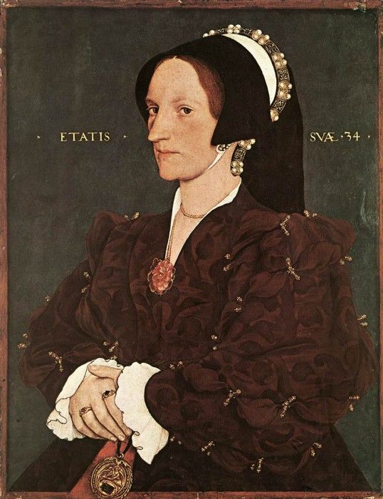 Holbien the Younger Portrait of Margaret Wyatt Lady Lee.   