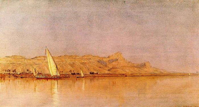 Gifford Sanford Robinson On the Nile Gebel Shekh Hereedee. , Sanford 