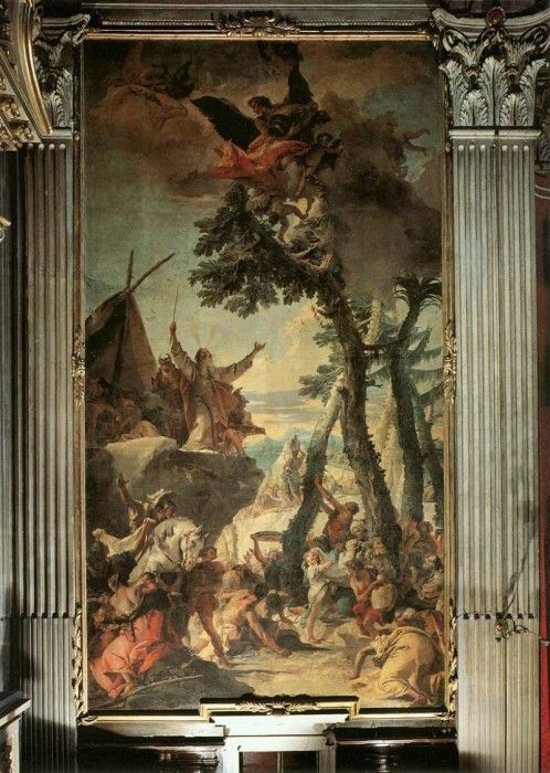 Tiepolo The Gathering of Manna. ,  