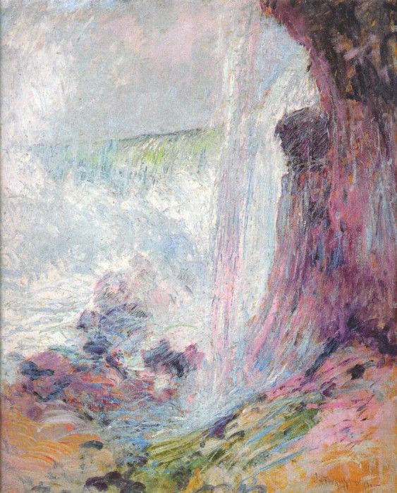 twachtman niagara falls c1894. Twachtmann,  