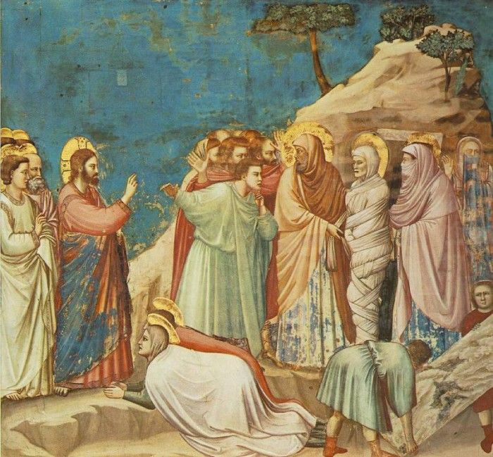 Giotto   Scrovegni   [25]   Raising of Lazarus.   