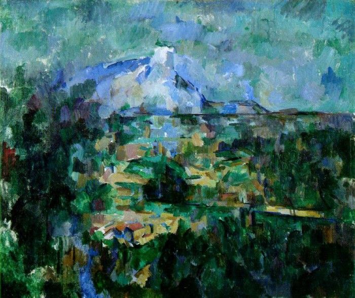 Cezanne - Mont Sainte-Victoire Seen from Les Lauves (Basel). , 