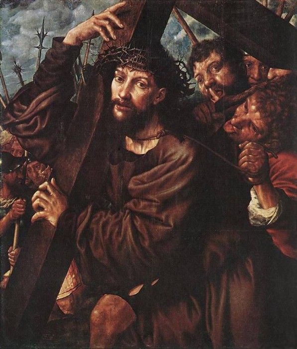 HEMESSEN Jan Sanders van Christ Carrying The Cross. Hemessen,   