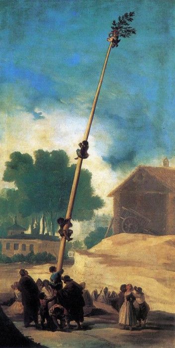 GOYA Francisco de The Greasy Pole La Cucana.   ,  