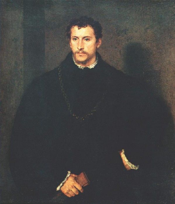 TIZIANO PORTRAIT OF A MAN THE YOUNG ENGLISHMAN PITTI FIREN.  ( )