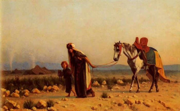 Boulanger Gustave Clarence Rodolphe The Return.    