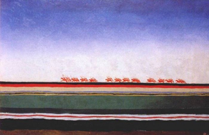 malevich red cavalry 1930-1. , 