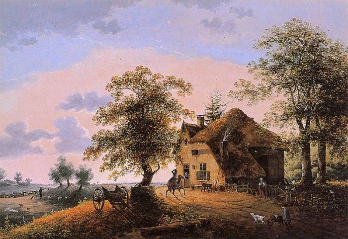 Knip Henri Landscape near Vught Sun. Knip, 