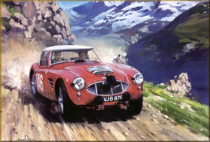 CorsaScan 016 Works Healey In The Alpine Cup. , 