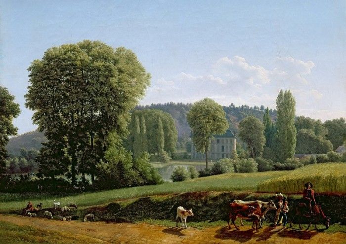 Landscape with Animals.   ,  