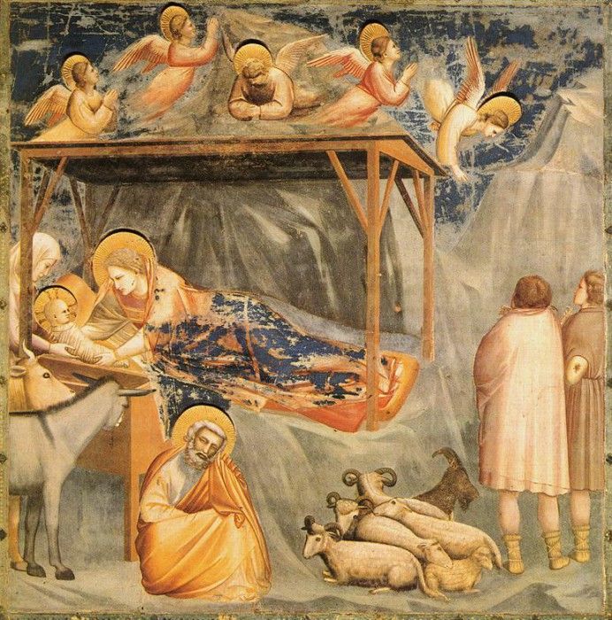 Giotto   Scrovegni   [17]   Nativity Birth of Jesus.   