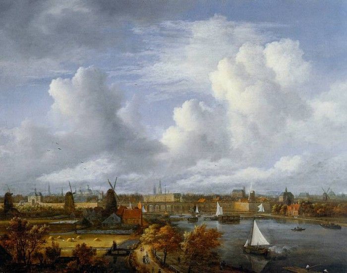 Ruysdael van Jacob View on Amsterdam Sun. ,  