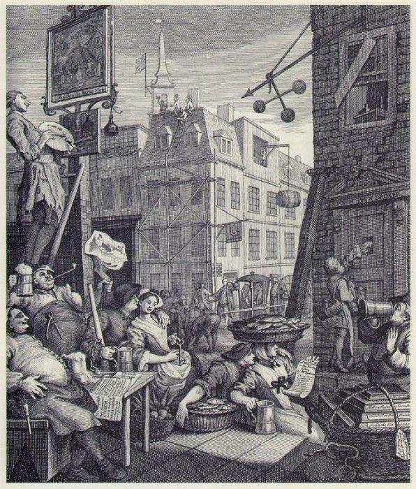 Hogarth Beer street 1750. , 