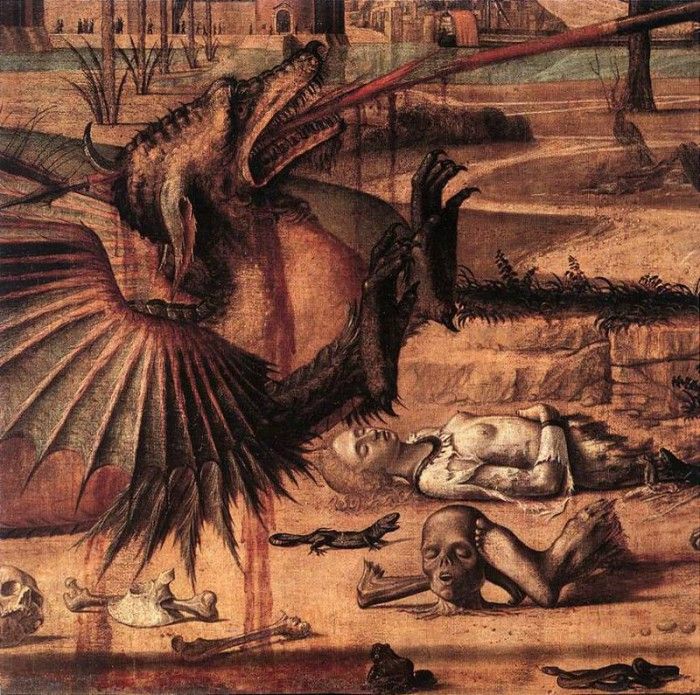 Carpaccio St George and the Dragon detail2. , 