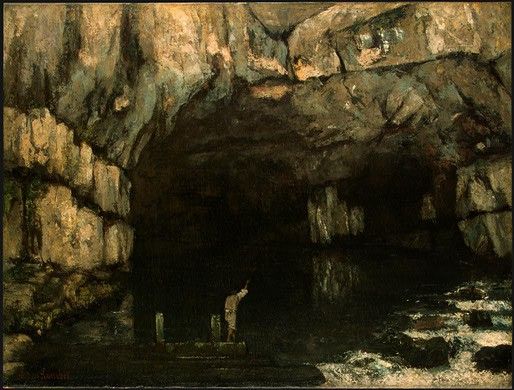 La Grotte de la Loue (1864). , 